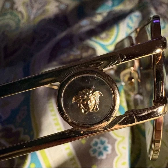 Versace Medusa Aviator Sunglasses - Picture 5 of 7